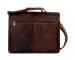 Men Crazy Horse Leather Original Briefcase Laptop Messenger Shoulder Bag